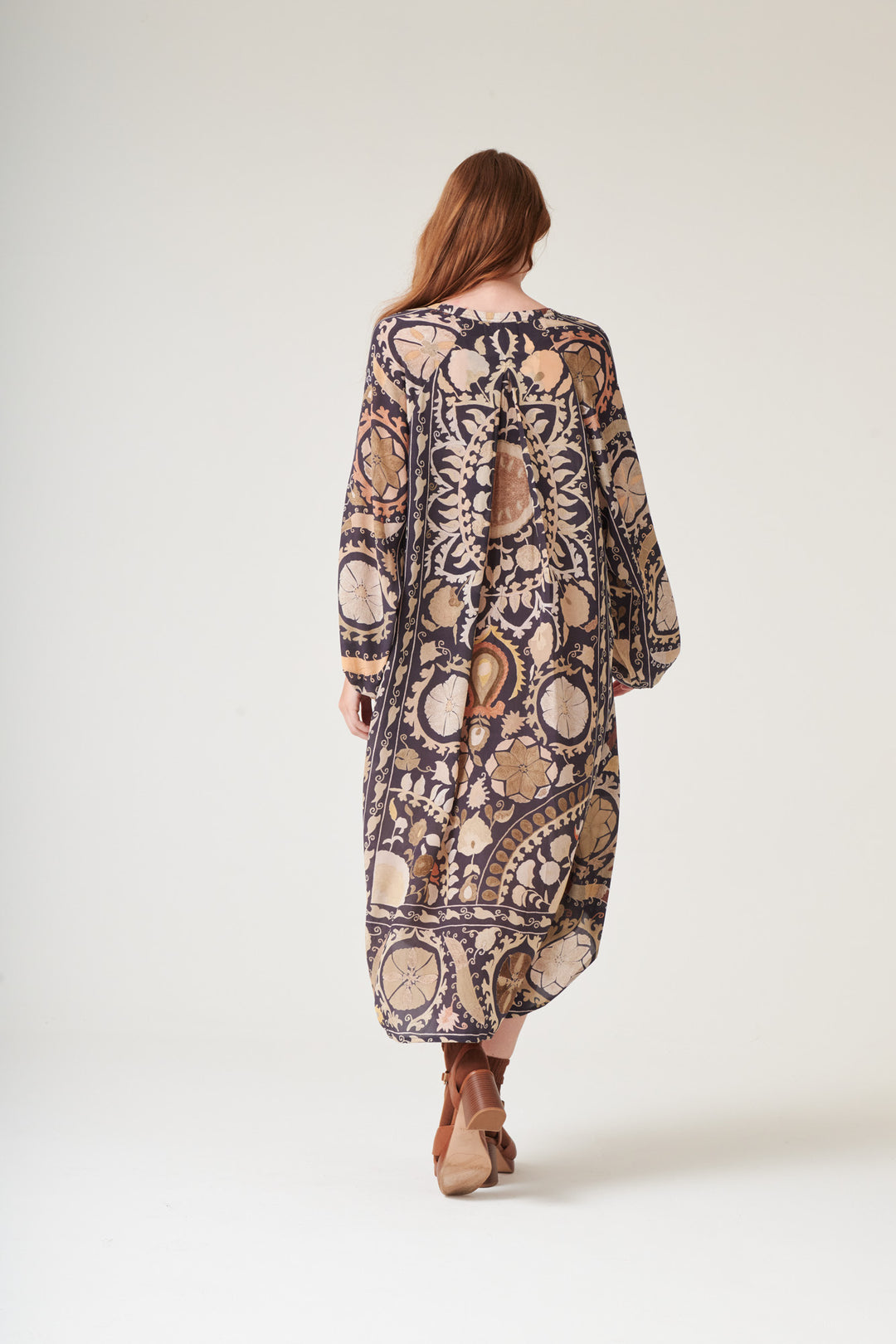Susani Charcoal Crepe Darcy Dress