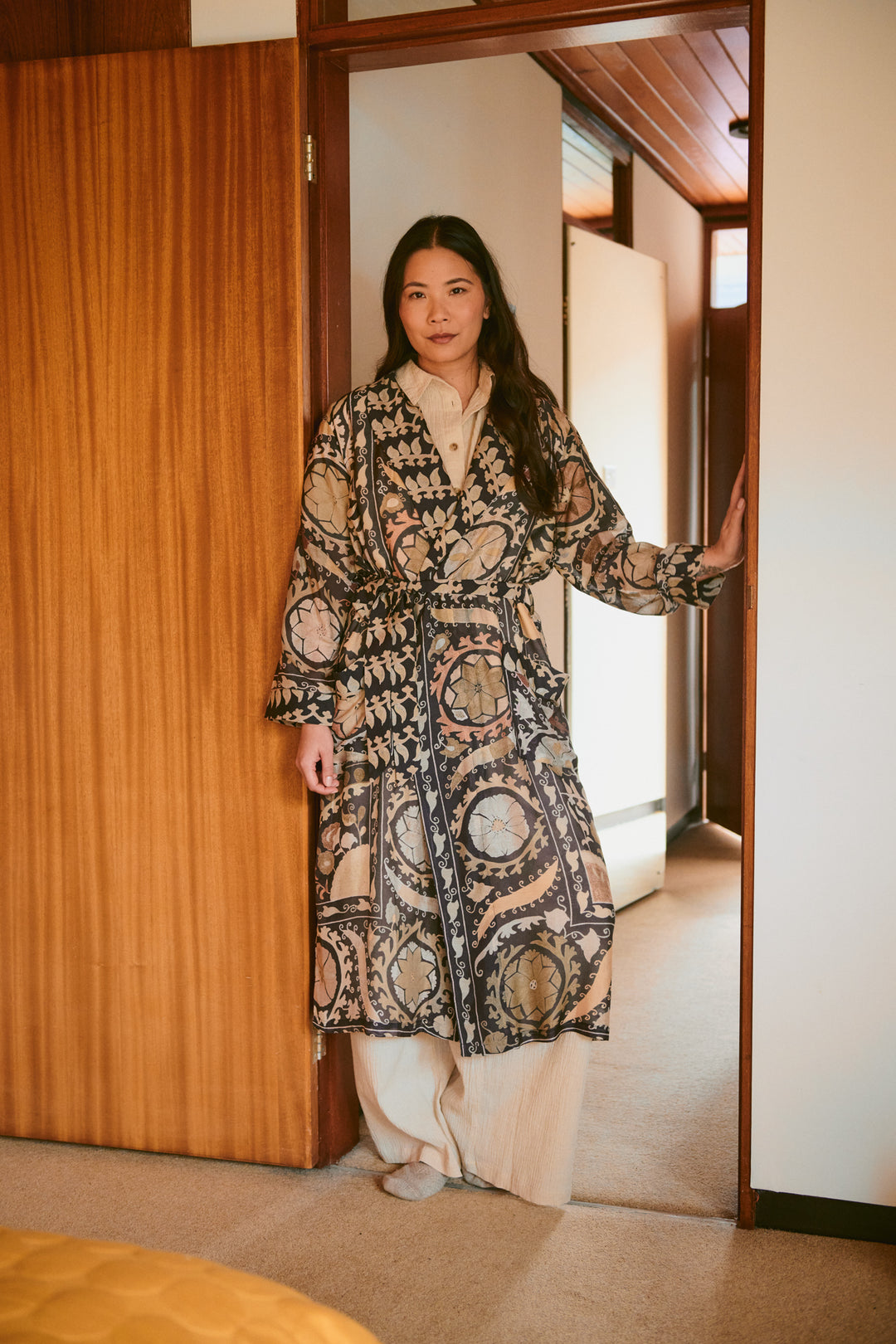 Susani Charcoal Gown