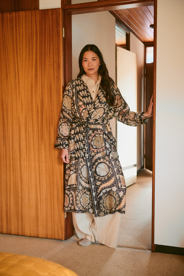 Susani Charcoal Gown