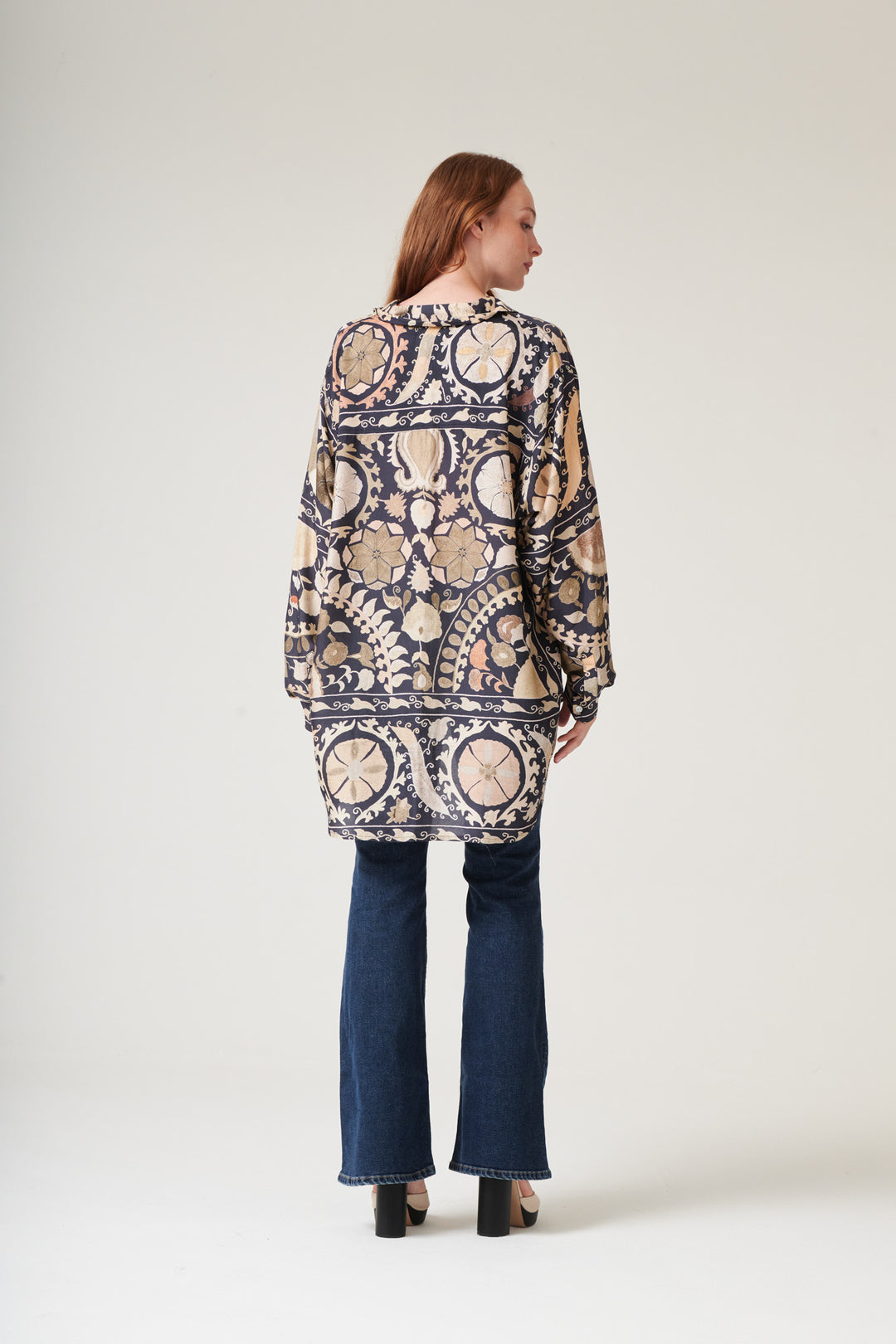 Susani Charcoal Oversized Shirt