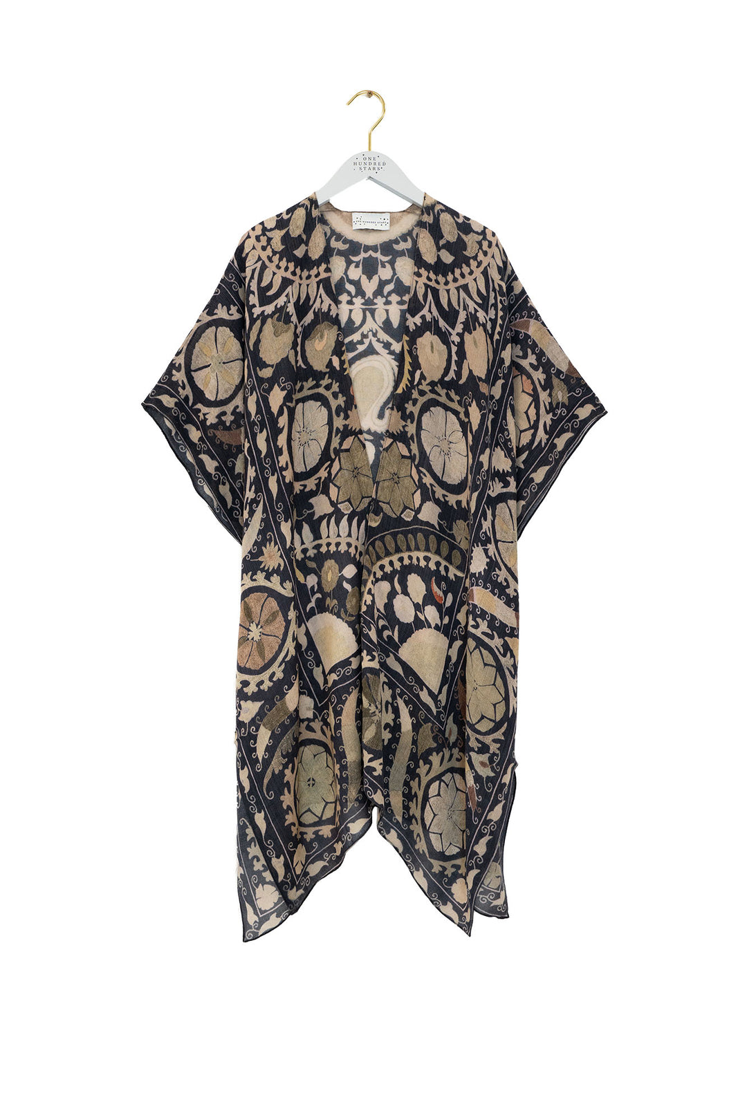 Susani Charcoal Wool Throwover
