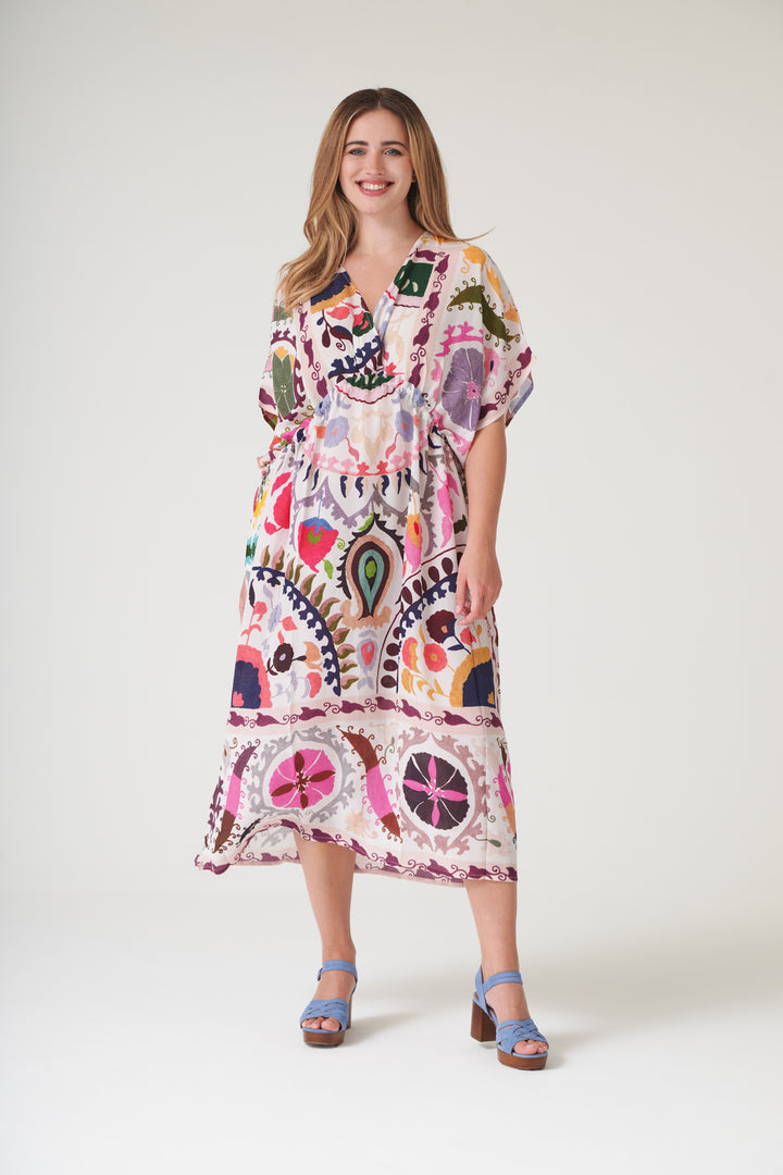 Susani Pink String Dress