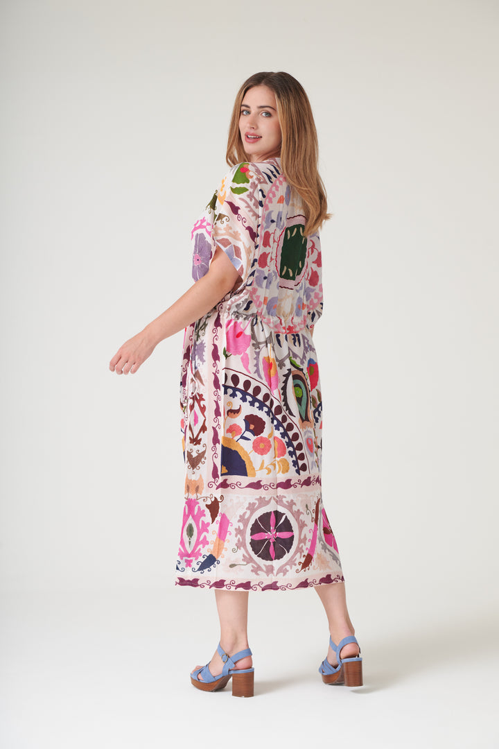 Susani Pink String Dress