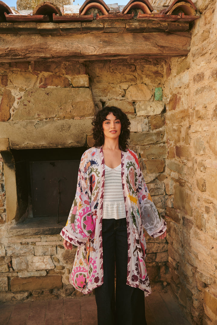 Susani Pink Grande Kimono