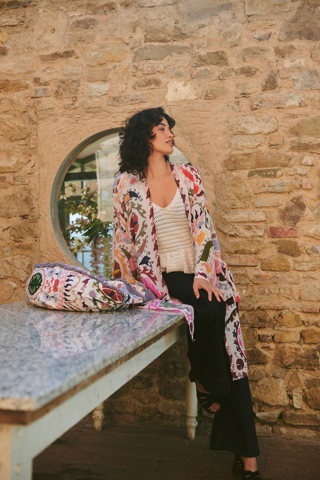 Susani Pink Grande Kimono
