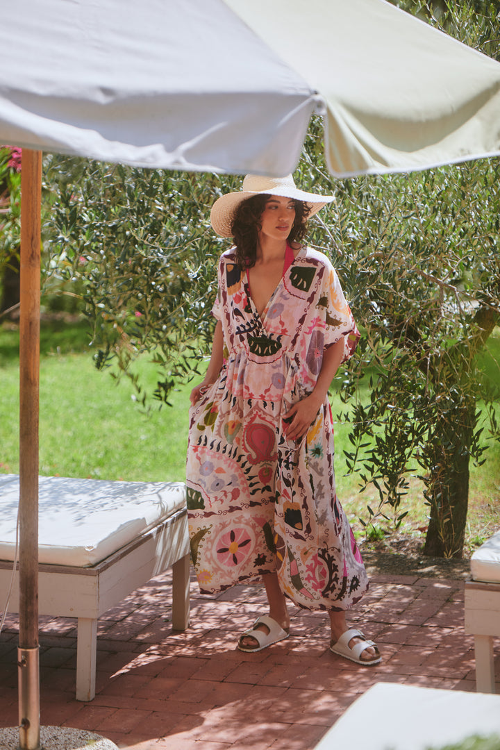 Susani Pink String Dress