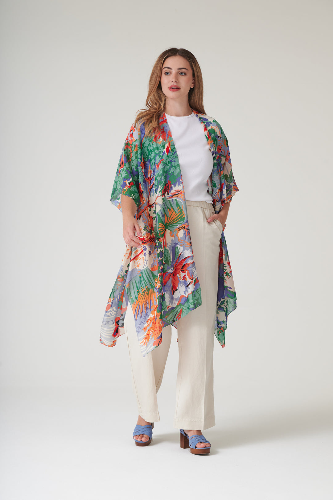 Tropicana Blue Throwover