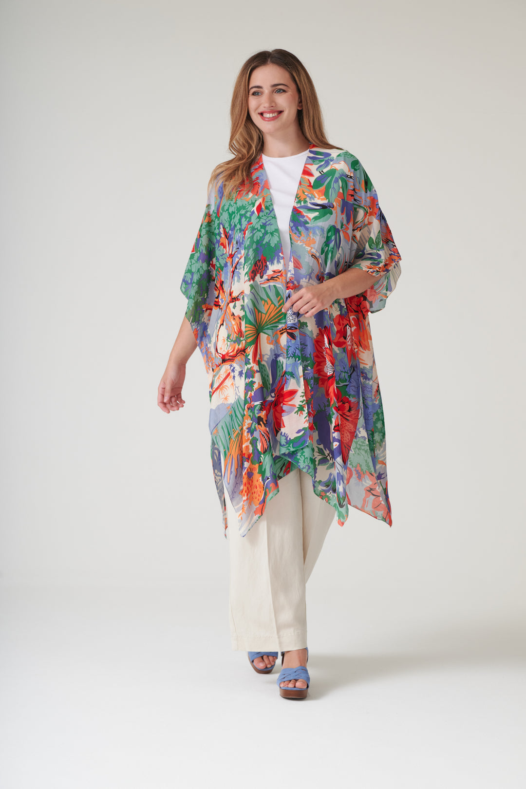 Tropicana Blue Throwover