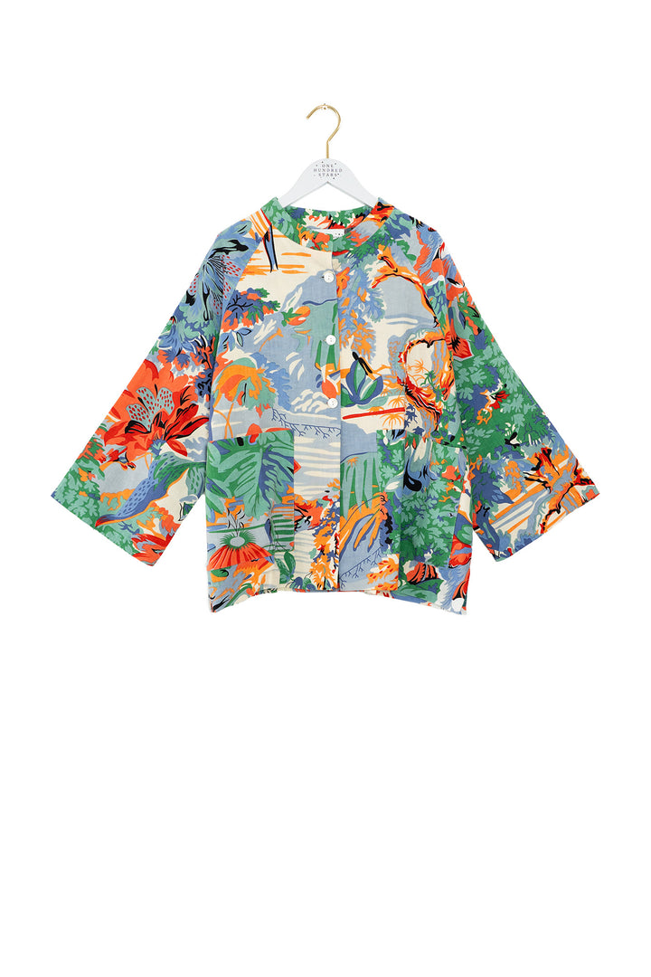 Tropicana Blue Summer Jacket