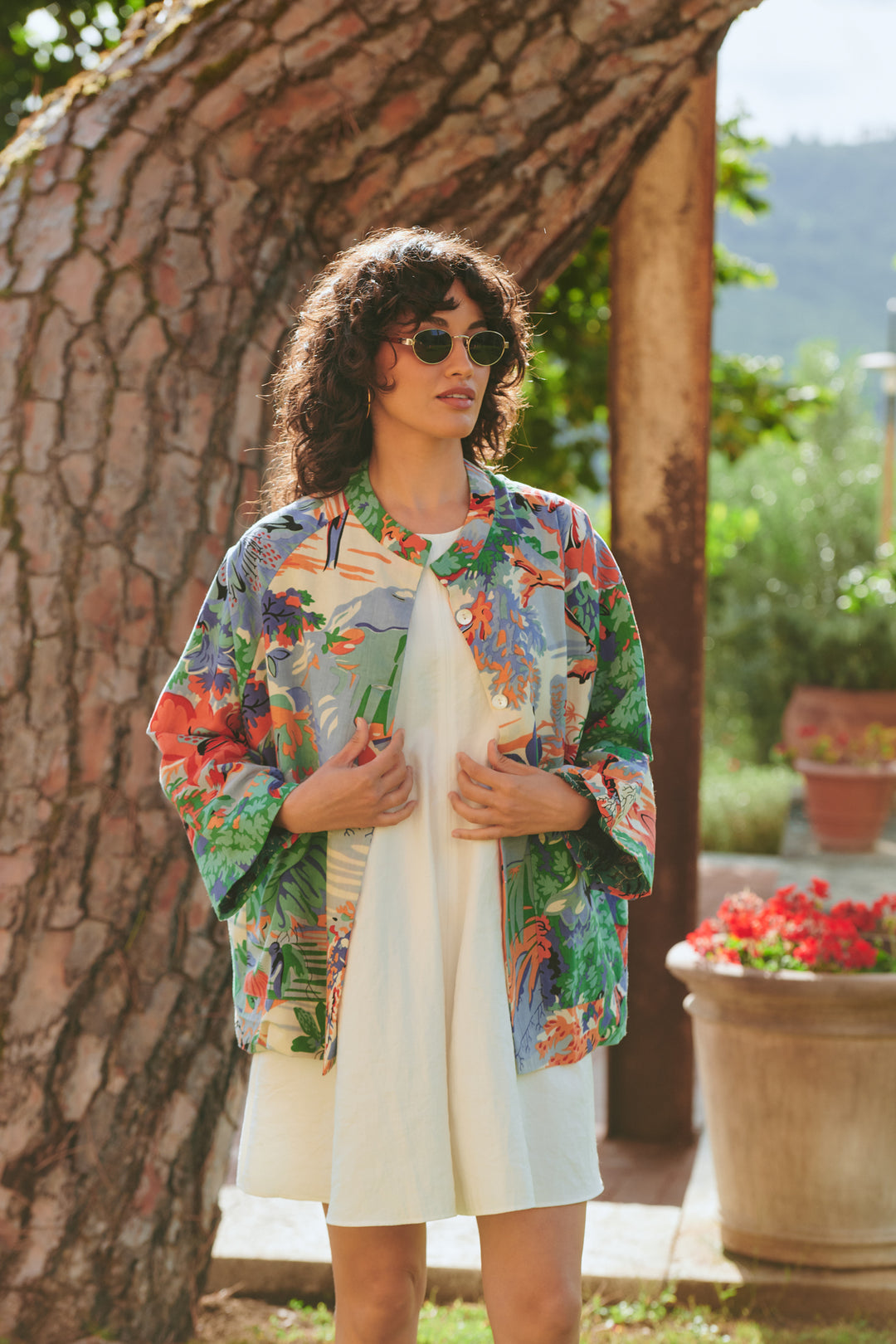 Tropicana Blue Summer Jacket