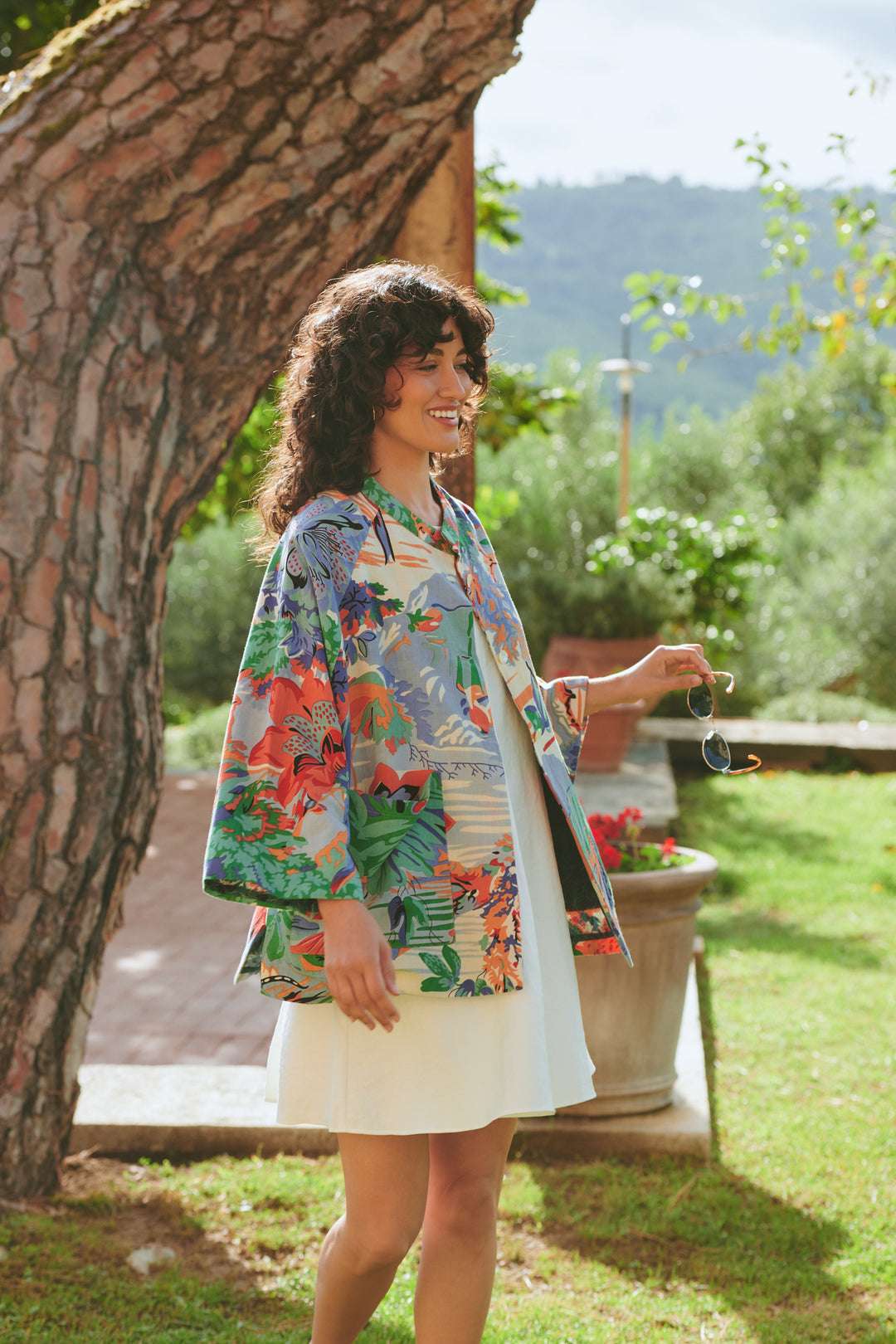 Tropicana Blue Summer Jacket