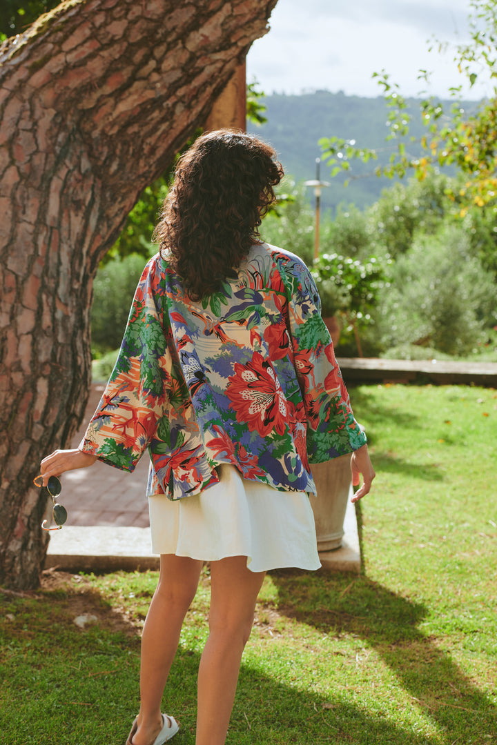 Tropicana Blue Summer Jacket
