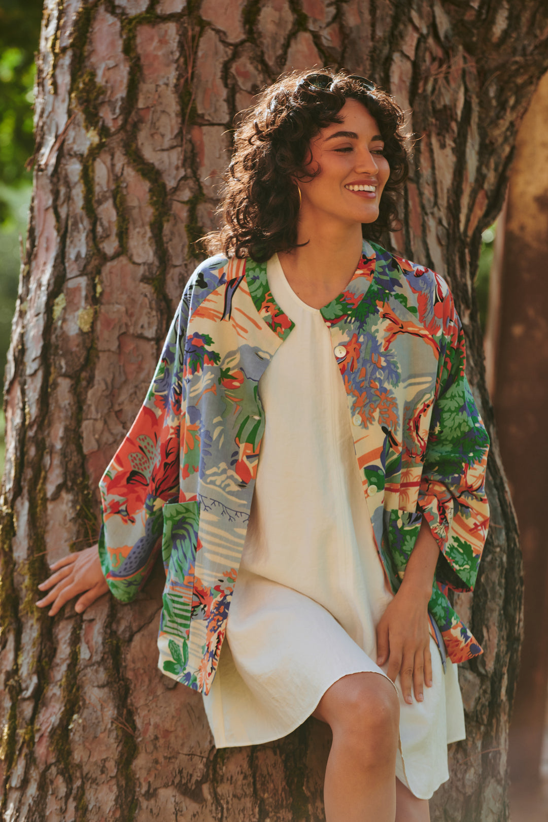 Tropicana Blue Summer Jacket