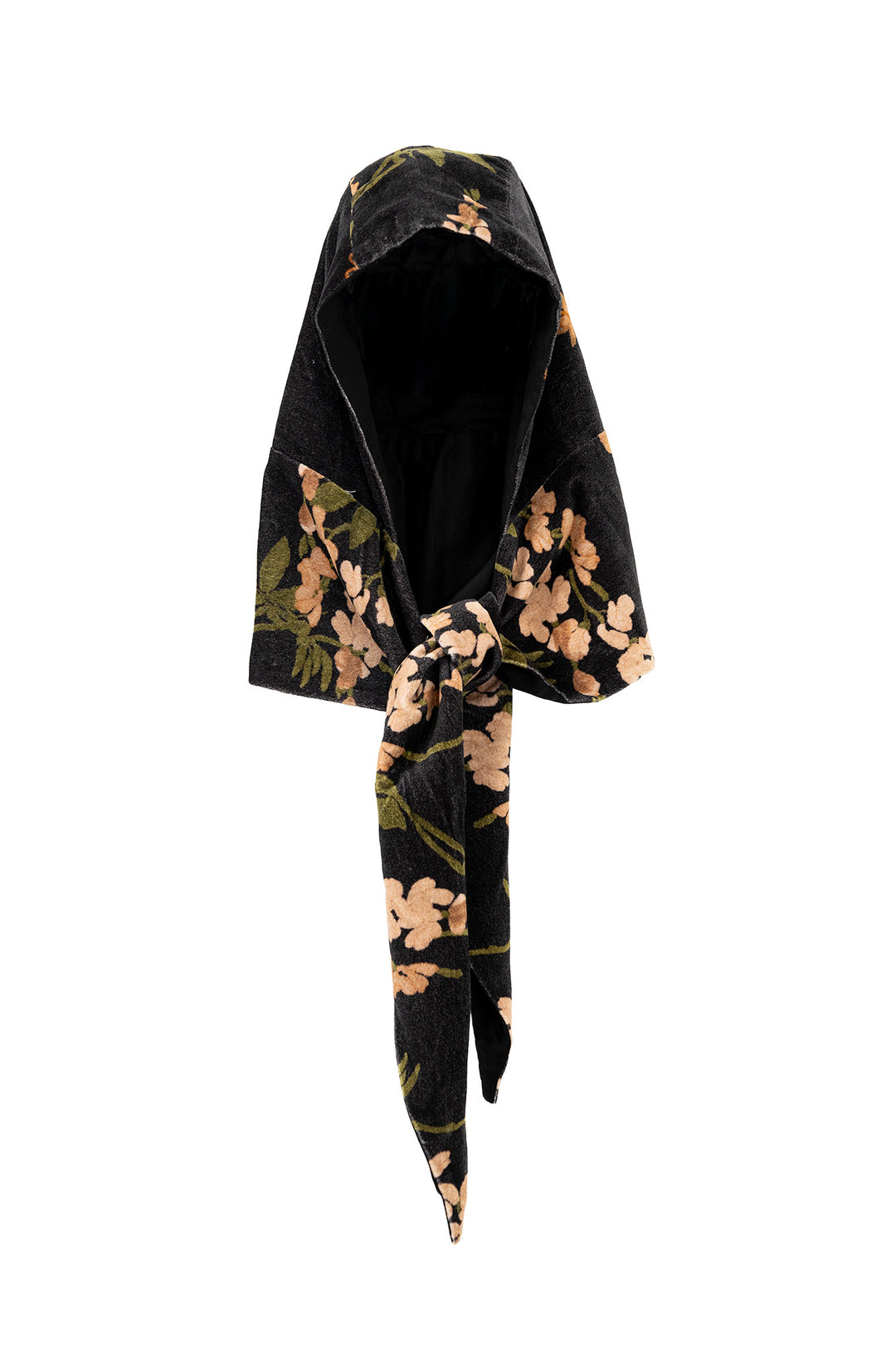 One Hundred Stars Wisteria Black Velvet Hood