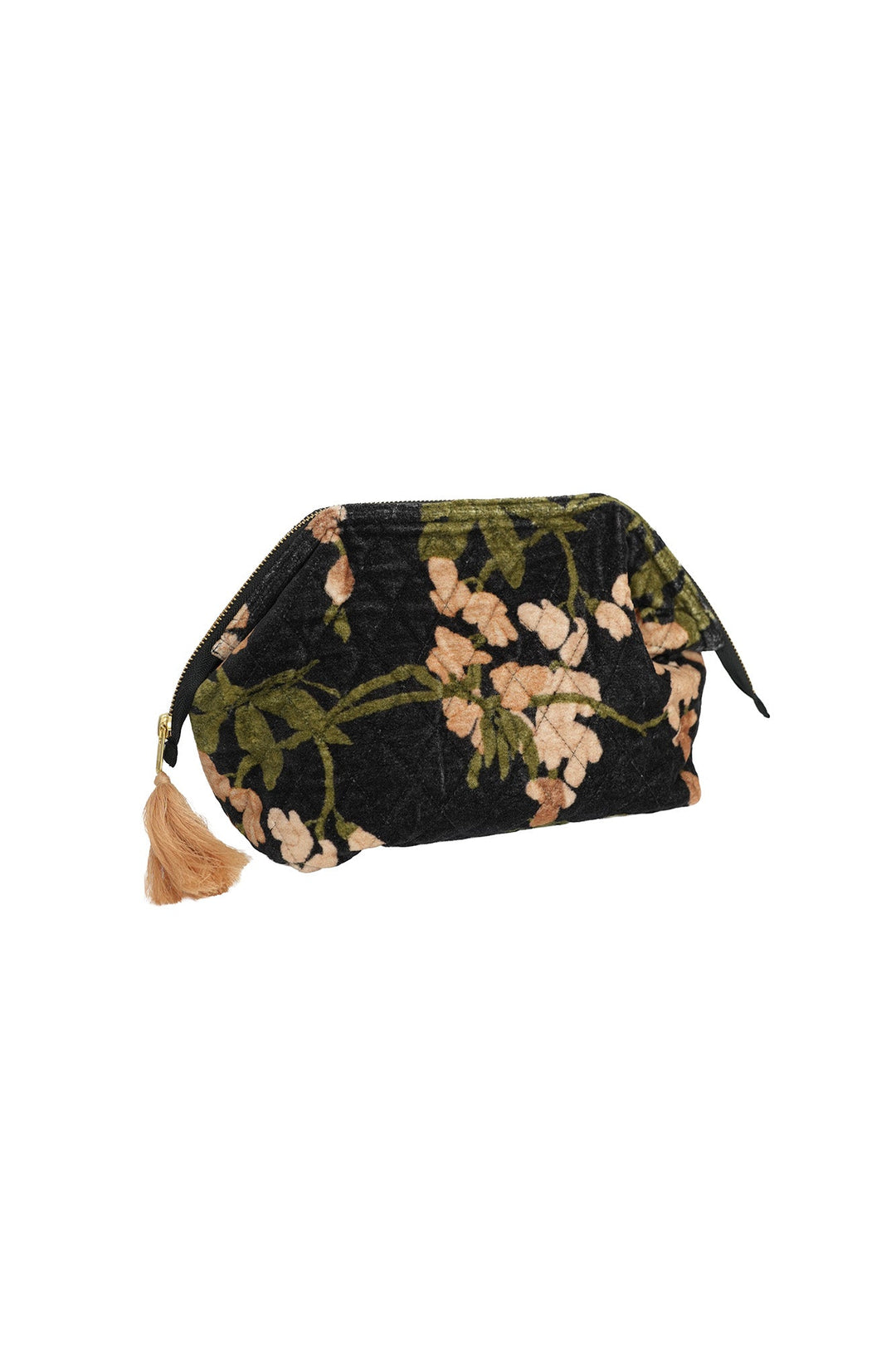 One Hundred Stars Wisteria Black Velvet Pouch