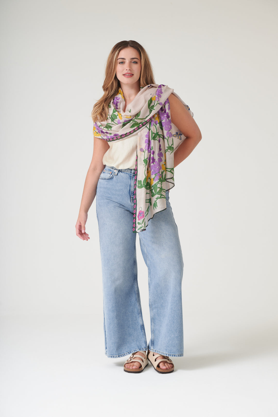 Wisteria Lilac Scarf