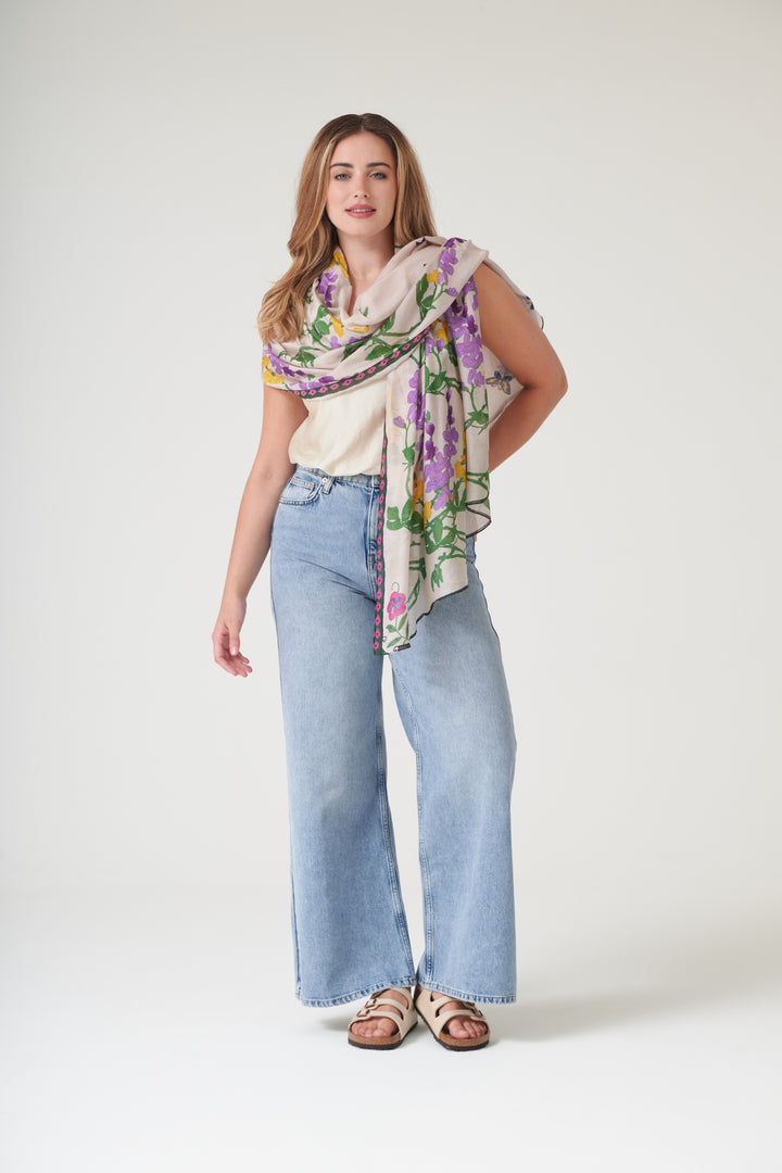 Wisteria Lilac Scarf