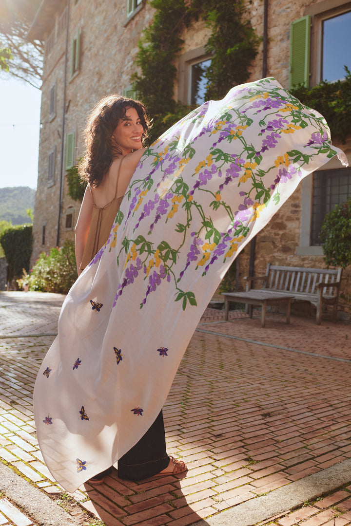 Wisteria Lilac Scarf