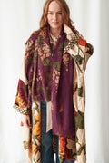 Wisteria Plum Wool Scarf