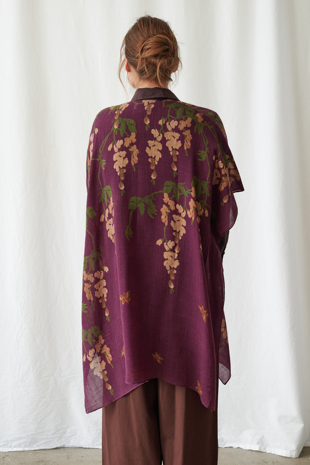 One Hundred Stars Wisteria Plum Wool Throwover